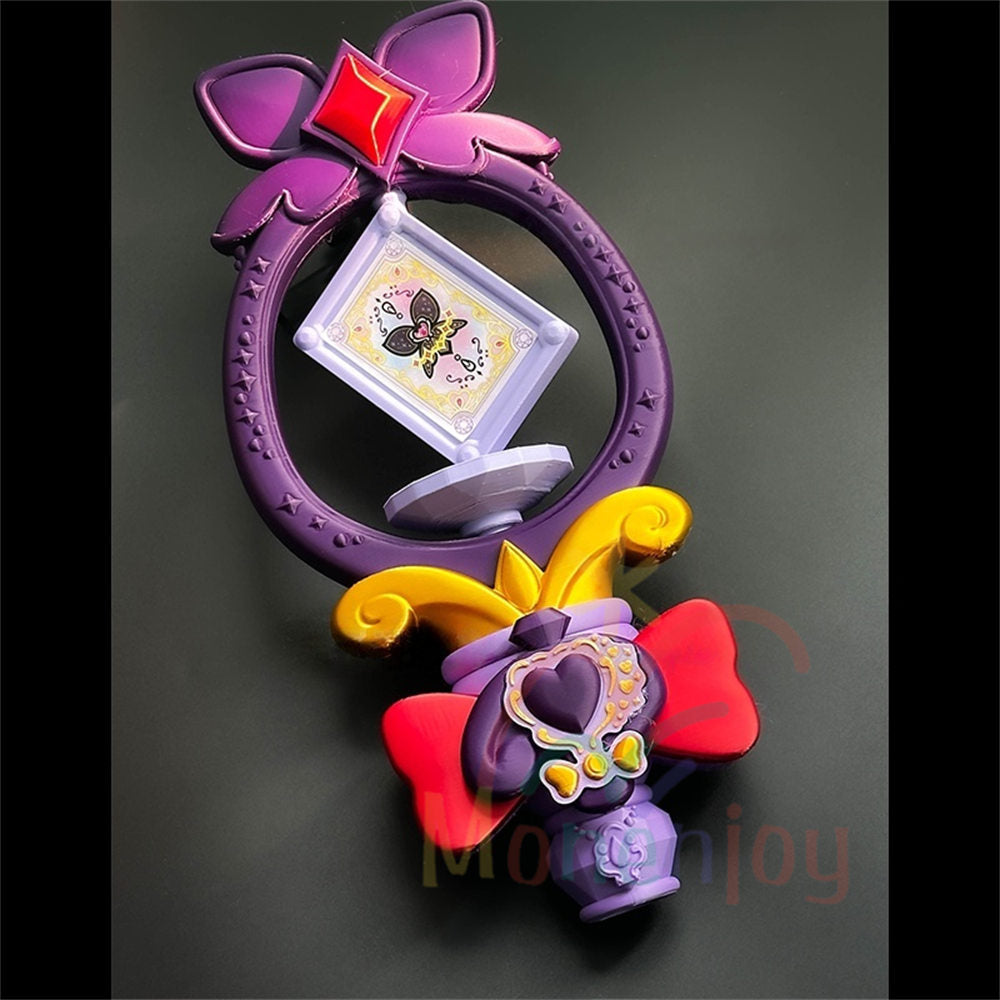 Monenjoy　名探偵プリキュア　森亜るるか 　キュアアルカナ・シャドウ　魔法杖 120cm　PLA材質　レプリカ　撮影道具　武器モデル MONENJOY