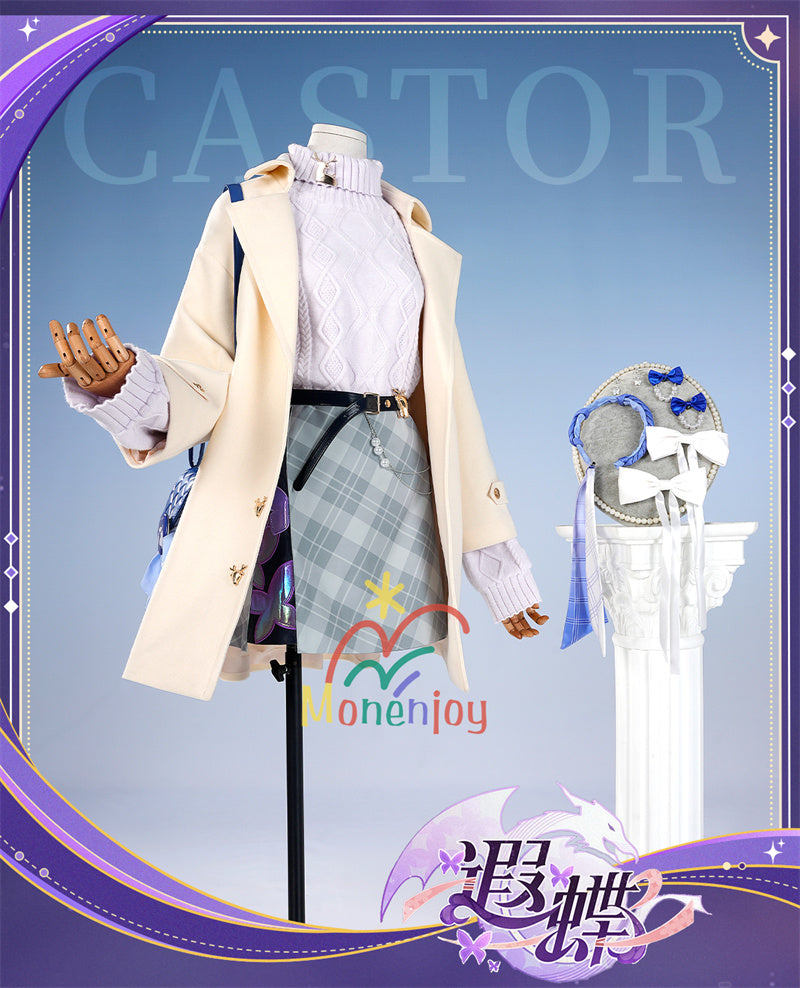 Monenjoy　崩壊スターレイル 　ラッキンコーヒー　コラボカフェ　ファイノン　キャストリス　日常服　コスチューム　 コスプレ衣装 日常服×コスプレ兼用 通常服　 高品質生地　イベント　印象服