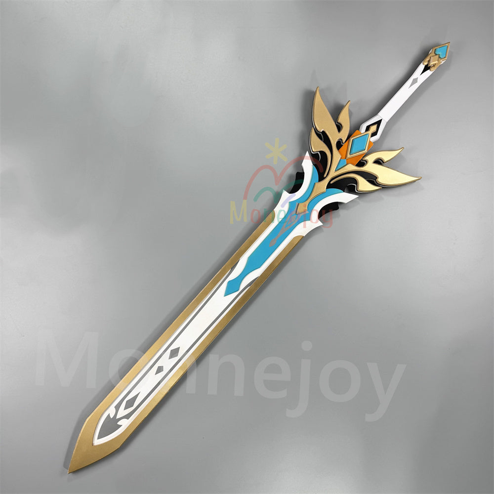 Monenjoy　原神 ファルカ　狼の武勲詩 コスプレ道具　レプリカ　130cm　木材質　ファルカモチーフ 両手剣　イベント舞台対応 MONENJOY