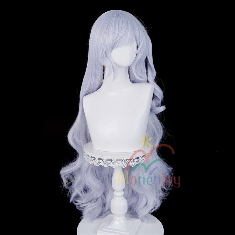 Monenjoy 魔法少女ノ魔女裁判　 夏目 アンアン　 かつら　100cm　囚人番号660　コスプレ　ふんわり　自然感　まのさば ウィッグ　鬘　コスプレ道具