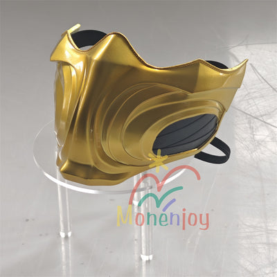 Monenjoy　モータルコンバット　スコーピオン（Scorpion）/ 全蠍人　白井流　スコーピオン　マスク　FRP材質　コスプレ道具　忍者　武器モデル　 MONENJOY