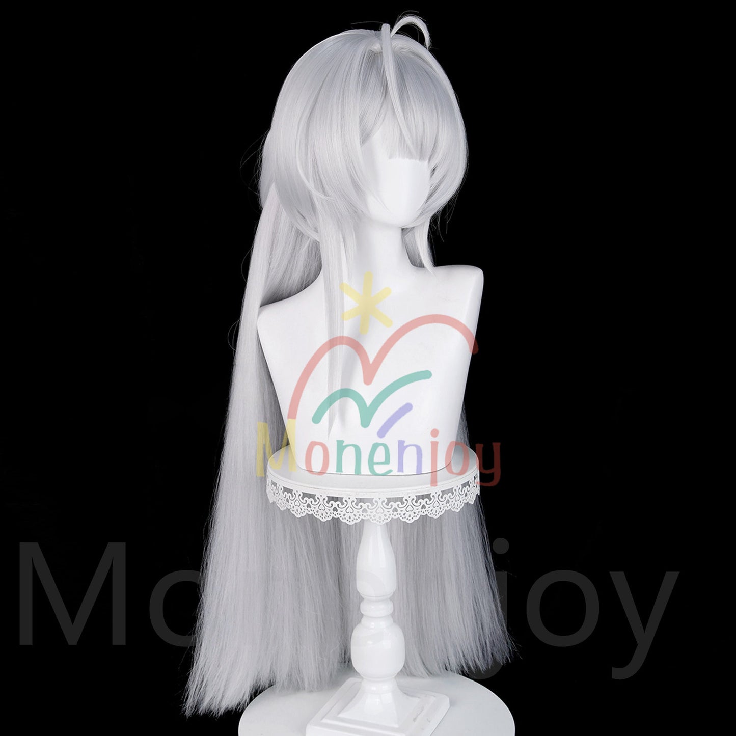 Monenjoy ゼンゼロ ヴェリナ ウィッグ　カツラ　コスプレ道具　ふんわりヘア イベント　エルフ耳 スナップクリップ 撮影道具　耐熱ウィッグ MONENJOY