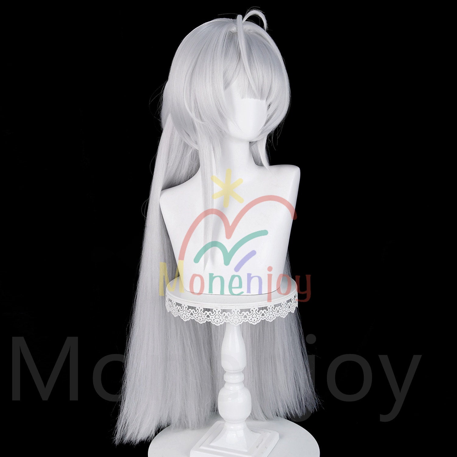 Monenjoy ゼンゼロ ヴェリナ ウィッグ　カツラ　コスプレ道具　ふんわりヘア イベント　エルフ耳 スナップクリップ 撮影道具　耐熱ウィッグ MONENJOY