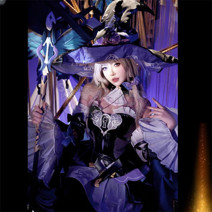 Monenjoy　崩壊スターレイル　マダムヘルタ　コスプレ衣装　礼服　帽子付　GS1374