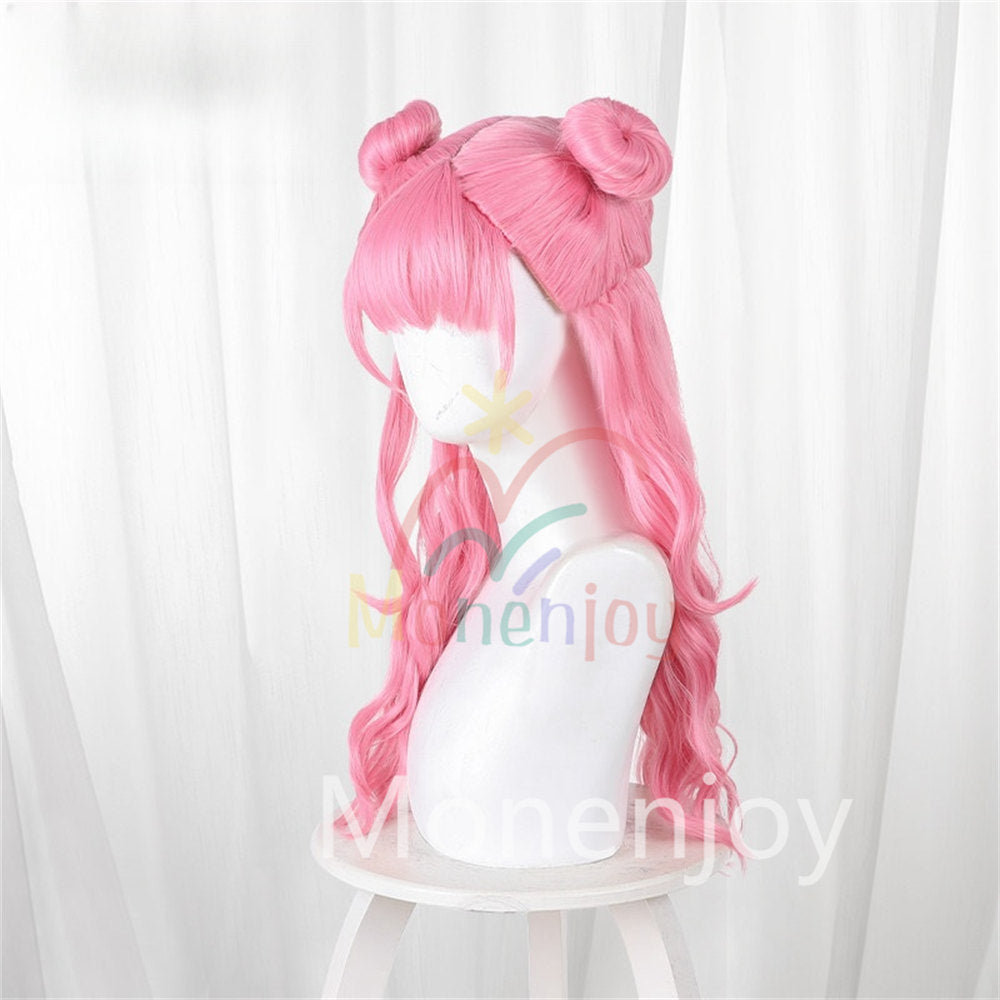 正反対な君と僕 鈴木みゆ ウィッグ ピンク 60cm 耐熱コスプレカツラ