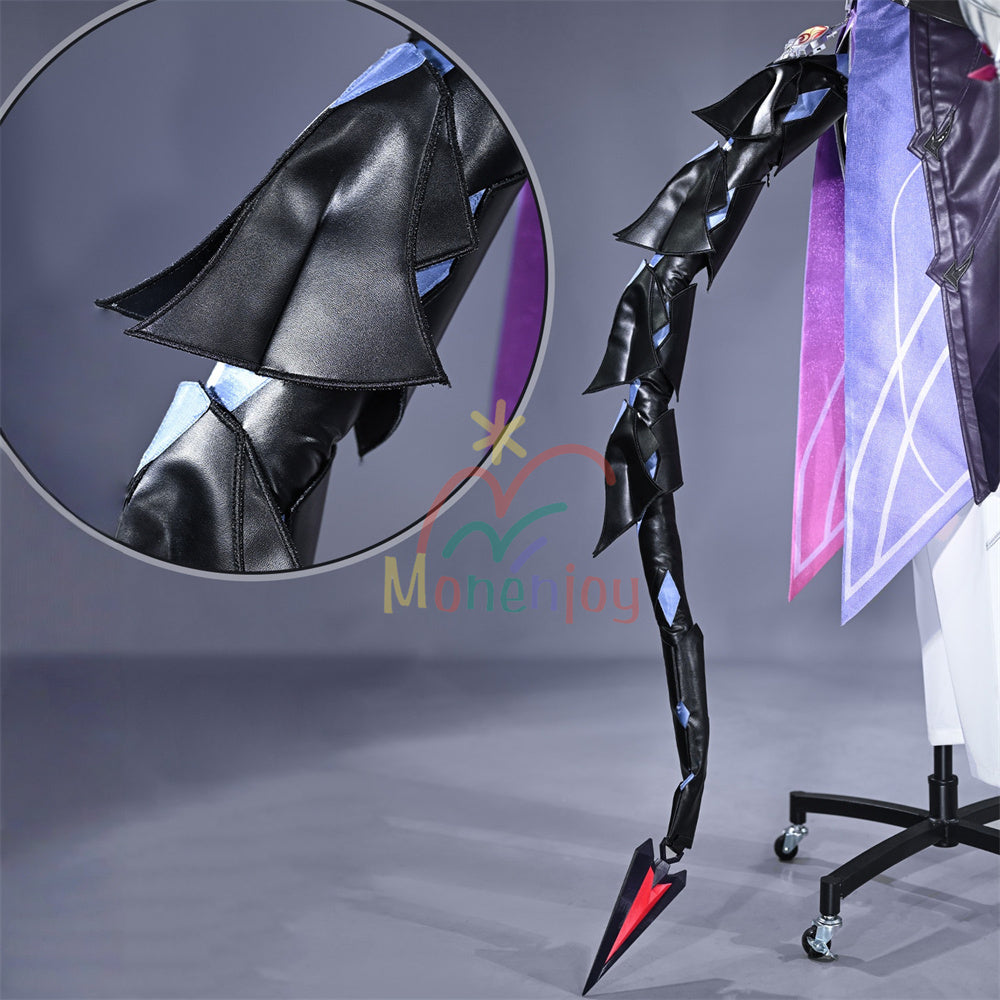 Monenjoy　原神　ドゥリン/Durin　コスプレ衣装 　翼＋尻尾追加　Genshin Impact　 初期衣装—星の贈り物　魔女会　コスチューム　 MONENJOY