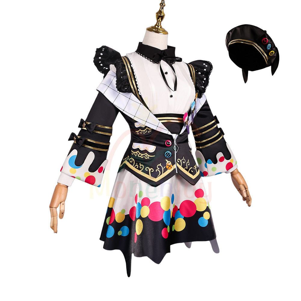 Monenjoy 魔法少女ノ魔女裁判 城ケ崎 ノア 　コスプレ衣装　プリント印刷　仮装　まのさば　コスチューム　イベント　 MONENJOY