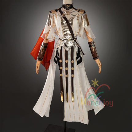 Monenjoy　鳴潮　オーガスタ　コスプレ衣装　イベント　樹脂パーツ　コスチューム　ハロウィン　ウィッグ＋サンダル追加