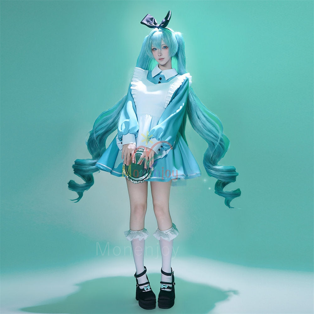 納品10日以内出荷　Monenjoy　初音ミク　Alice　コスプレ衣装　メイド服　ドレス　コスチューム MONENJOY