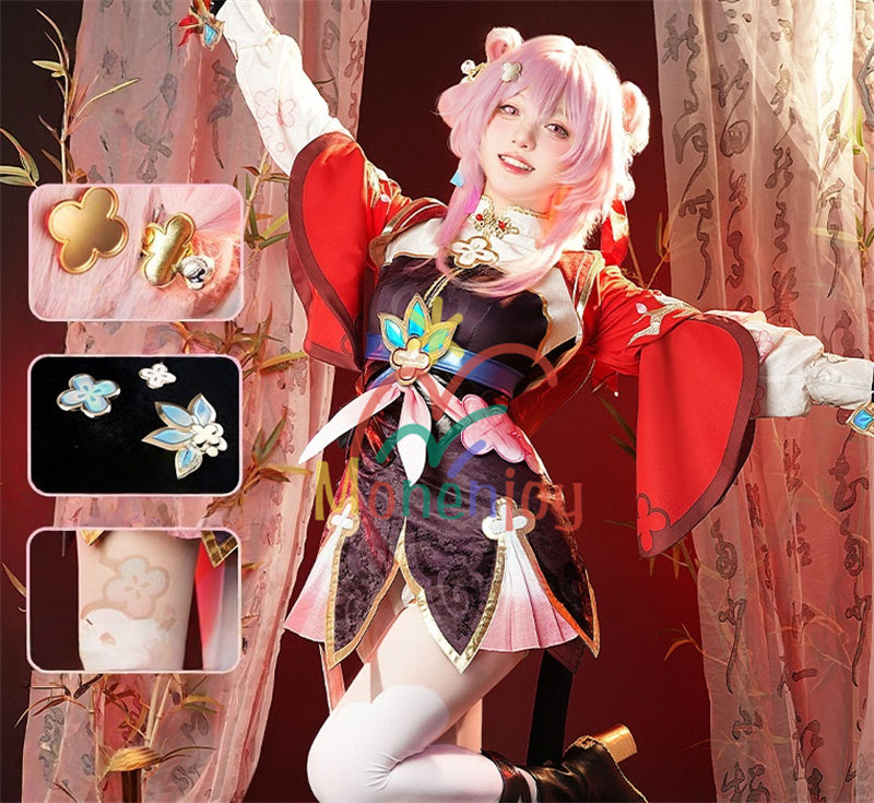 「在庫限り」Monenjoy 崩壊スターレイル 三月なのか（巡狩）　長夜月コスプレ衣装　イベント 崩壊スタレ　舞台服　剣士服　ハロウィン