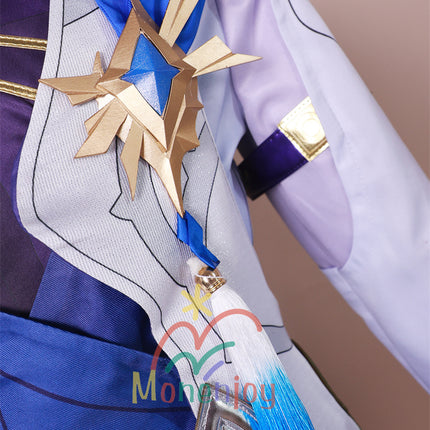 Monenjoy Houkai Star Rail Sunday Stage Costume Embroidered Fabric Flower Pattern Fabric Costume Disguise Event Masquerade Fireworks Festival School Festival COS