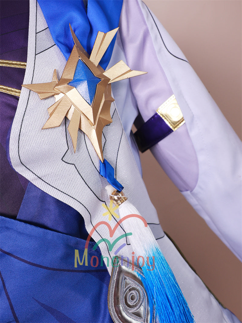 Monenjoy Houkai Star Rail Sunday Stage Costume Embroidered Fabric Flower Pattern Fabric Costume Disguise Event Masquerade Fireworks Festival School Festival COS