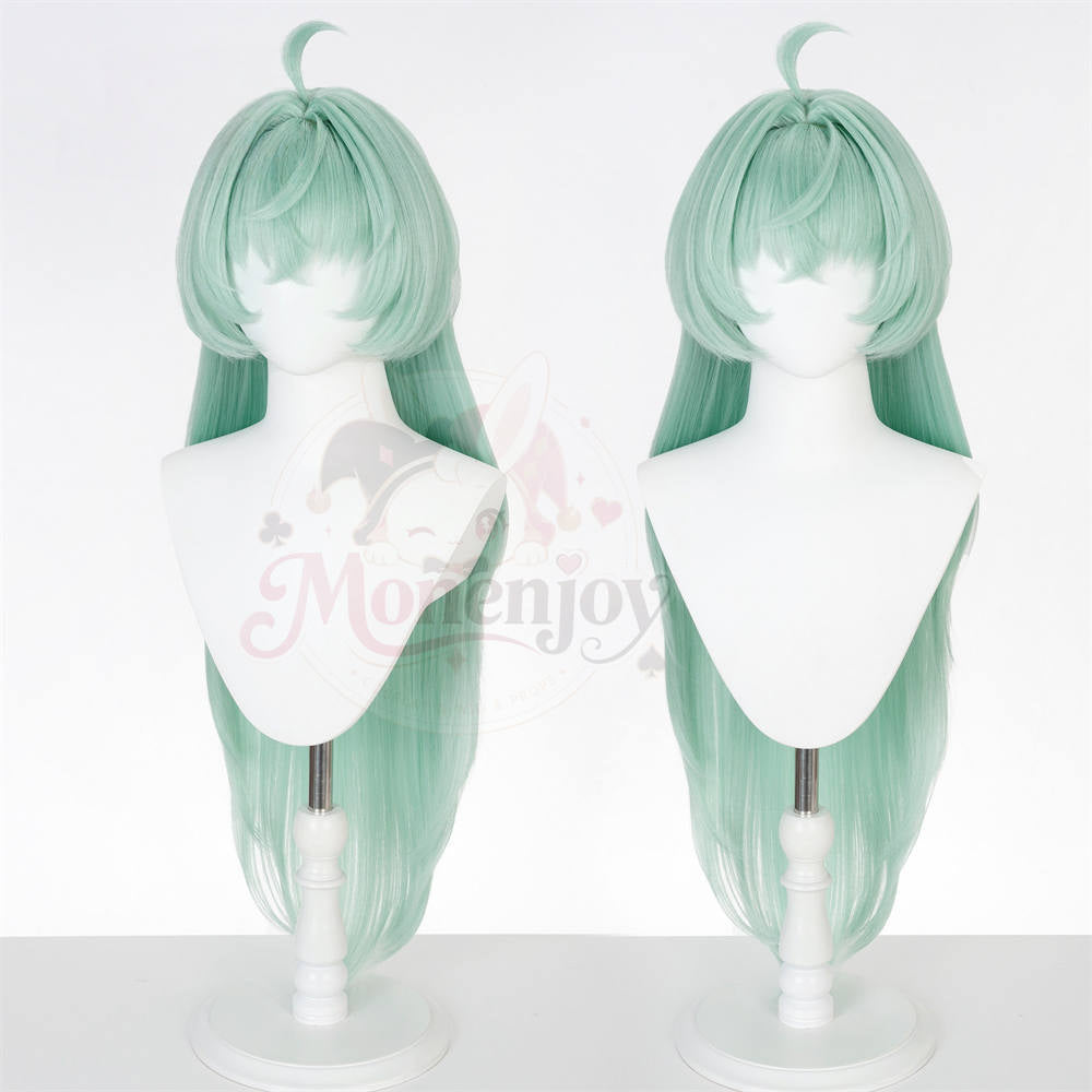 Monenjoy　NTE　イロヒ　ウィッグ　カツラ　90cm　ネバエバ　コスプレ　耐熱ウィッグ　ロングストレート 高温ファイバー 変形対応（カール・ストレート可） Monenjoy