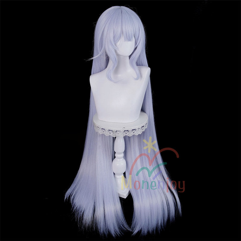 Monenjoy 魔法少女ノ魔女裁判　  月代ユキ　  かつら　110cm　大魔女　　コスプレ　ふんわり　自然感　まのさば ウィッグ　鬘　コスプレ道具