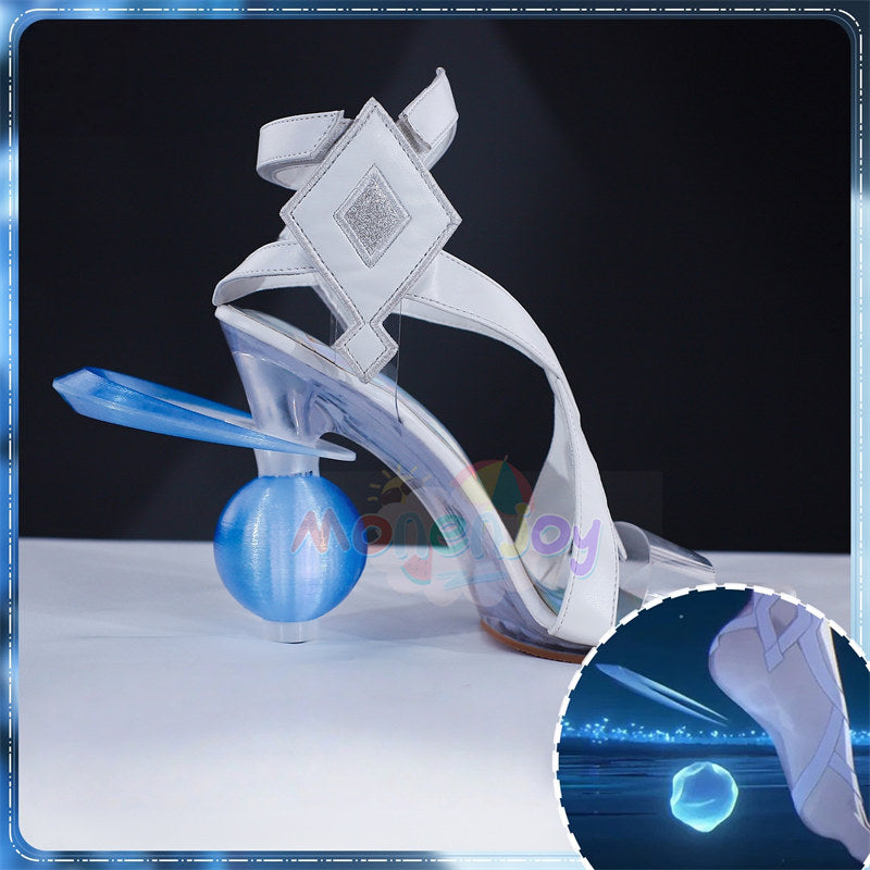 Monenjoy　原神 コロンビーナ 少女　サンダル　コスプレ道具　シューズ　靴　発光番