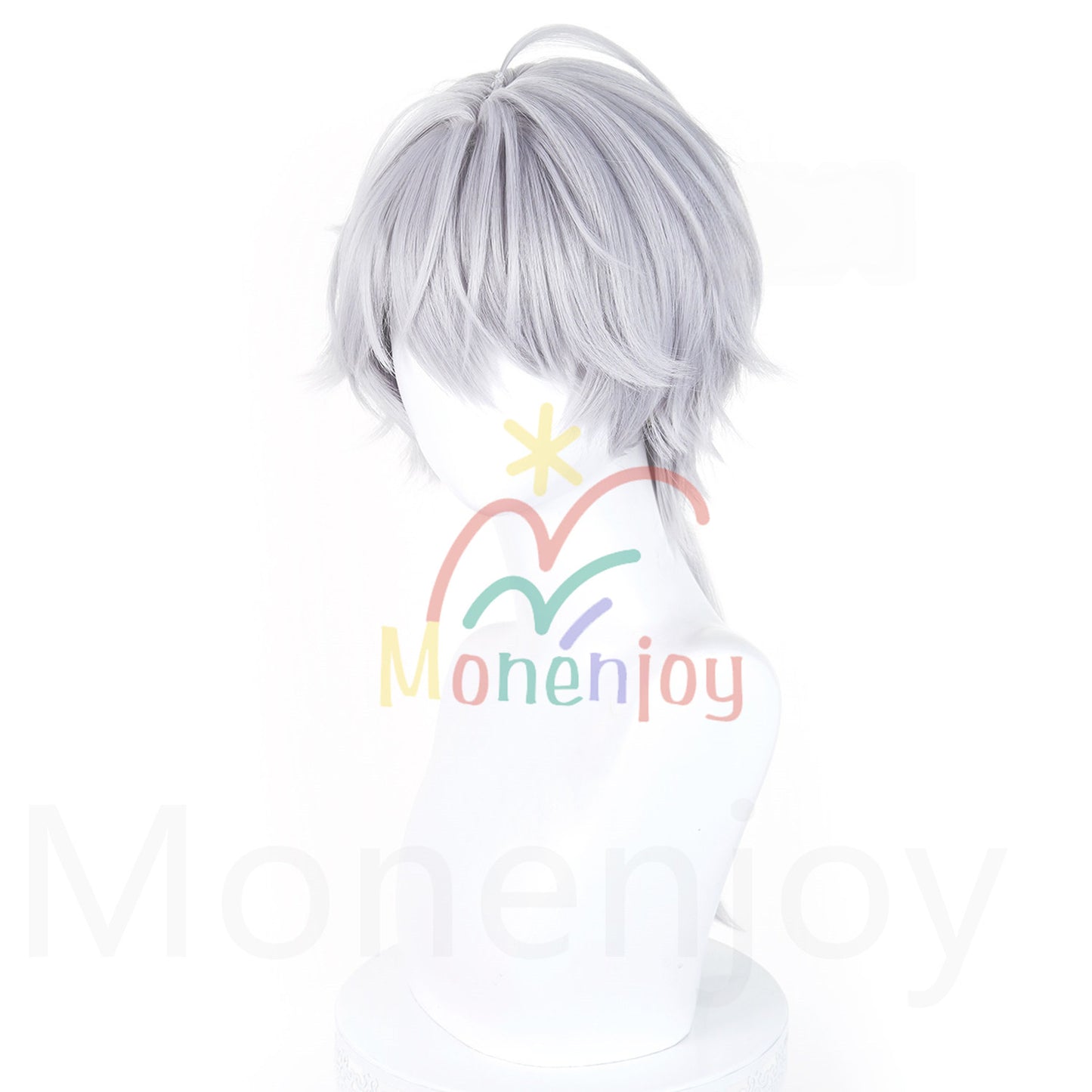 Monenjoy　アークナイツ エンドフィールド　アダシール　ウィッグ　長55cm　カツラ　コスプレ道具　耐熱ウィッグ MONENJOY