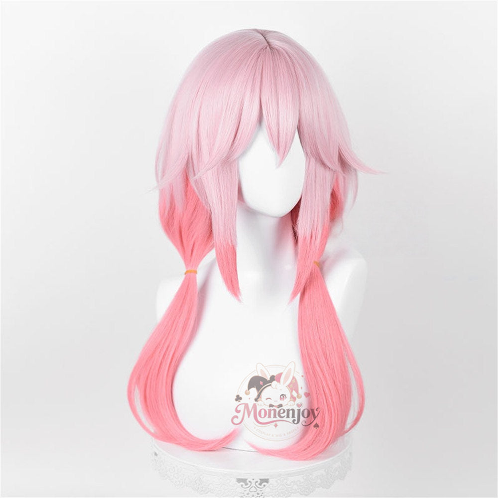Monenjoy　ギルティクラウン 楪 いのり　桜満 集　ウィッグ　鬘　GUILTY CROWN 　カツラ　耐熱ウィッグ　イベント舞台対応 MONENJOY