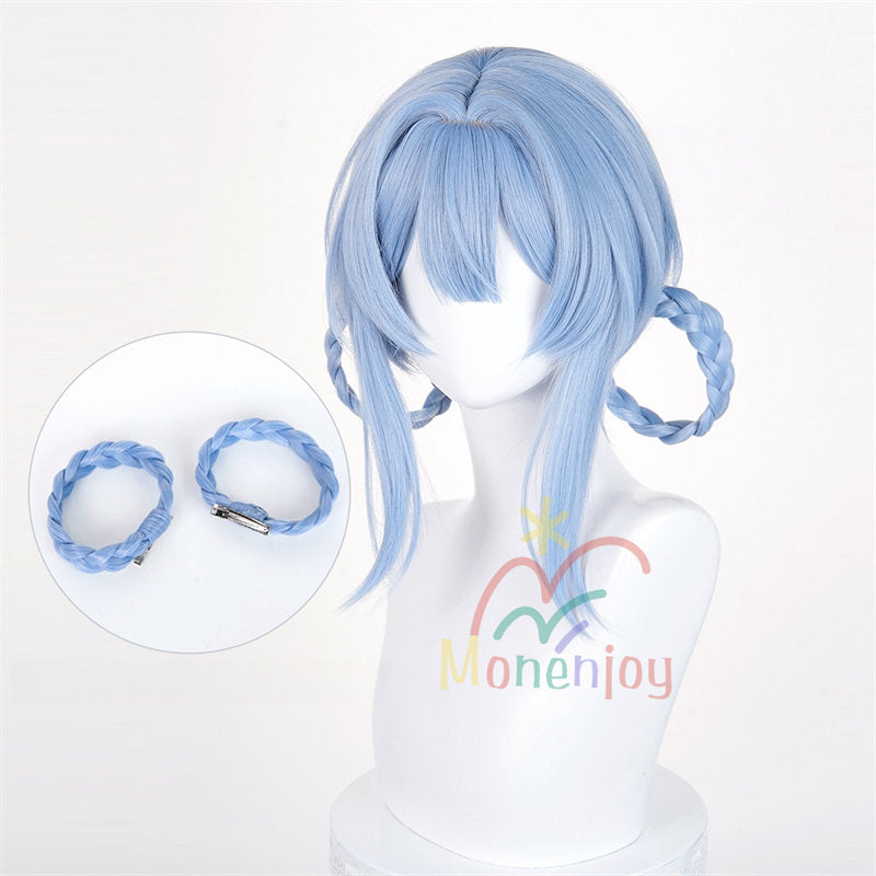 Monenjoy 魔法少女ノ魔女裁判　 橘 シェリー　 かつら 30cm　魔法魔女　　コスプレ　ふんわり　自然感　まのさば ウィッグ　鬘　コスプレ道具