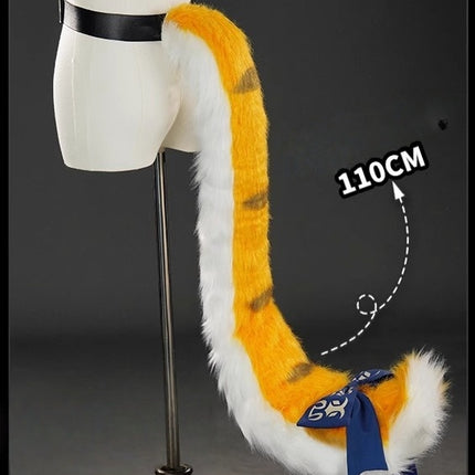 Monenjoy　ゼンレゼンレスゾーンゼロ　フーフー　コスプレ衣装　橘福福　ロリータ風　尻尾＋耳飾り追加　110cm　ゼンゼロ／ZZZ　イベントGS1395
