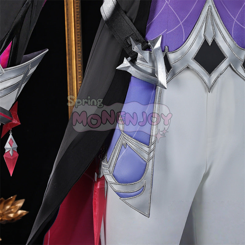 Monenjoy　 原神 ドゥリン　コスプレ　髪飾付　Durin　コスプレ衣装 3樹脂製パーツ　ドラコ・ルベド座　翼＋尻尾＋武器＋ウィッグ別途追加可能　仮装　ハロウィン