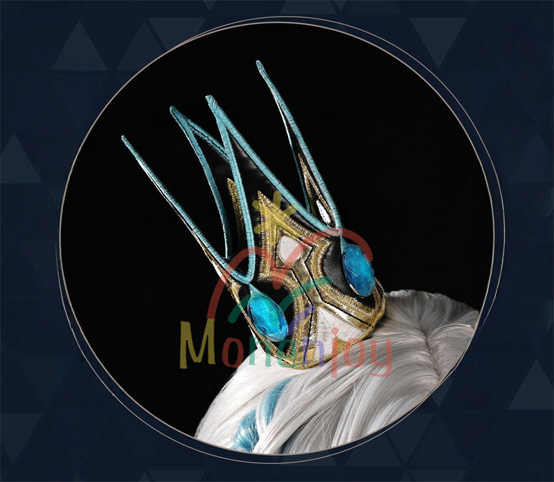 Monenjoy　崩壊スターレイル　ケリュドラ　コスプレ衣装　王冠＋翼付　イベント　ドレス　Cerydra　オクヘイマ　おもちゃ　