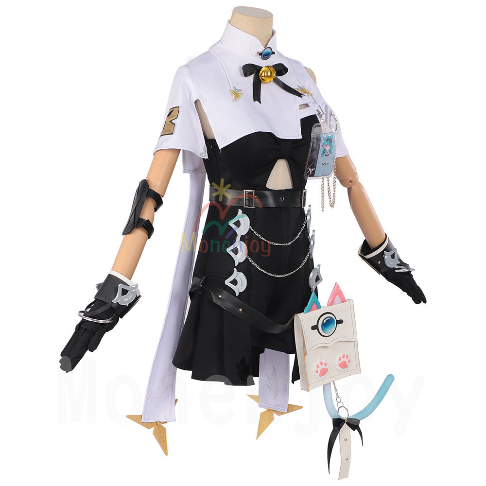 Monenjoy　NTE 　ミント　コスプレ衣装　ネバエバ　コスチューム　イベント　鞄付　ハロウィン舞台対応　ウィッグ追加 MONENJOY