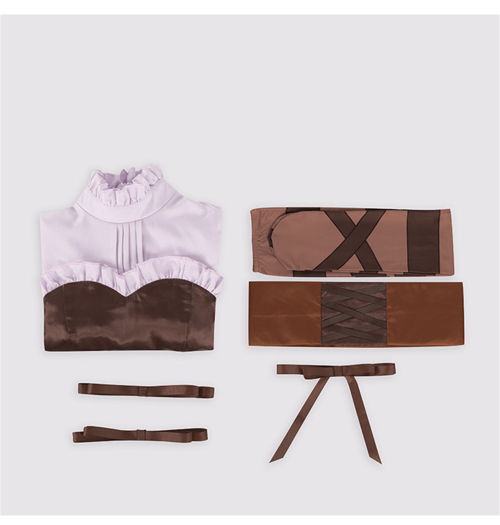 Monenjoy　葬送のフリーレン　リーニエ　魔法使い　魔族　コスプレ コスチューム　COS　パーティー 舞台衣装　ハロウィン　感謝祭　コスチューム　変装　ハロウィン　舞台衣装　撮影　コスプレ - Monenjoy