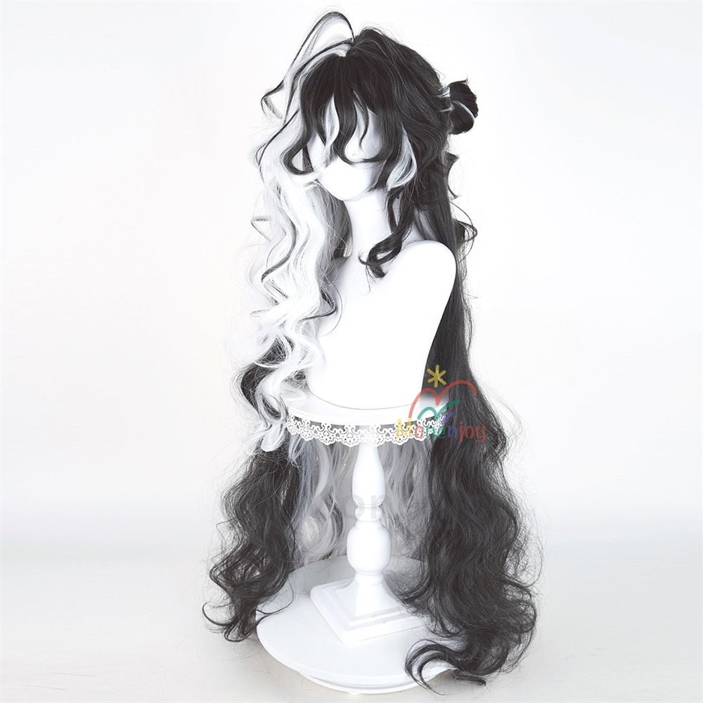 Monenjoy　アークナイツ ウァン　望　ウィッグ　110cm　Wang　カツラ　コスプレ道具　耐熱ウィッグ　自然感　イベント MONENJOY