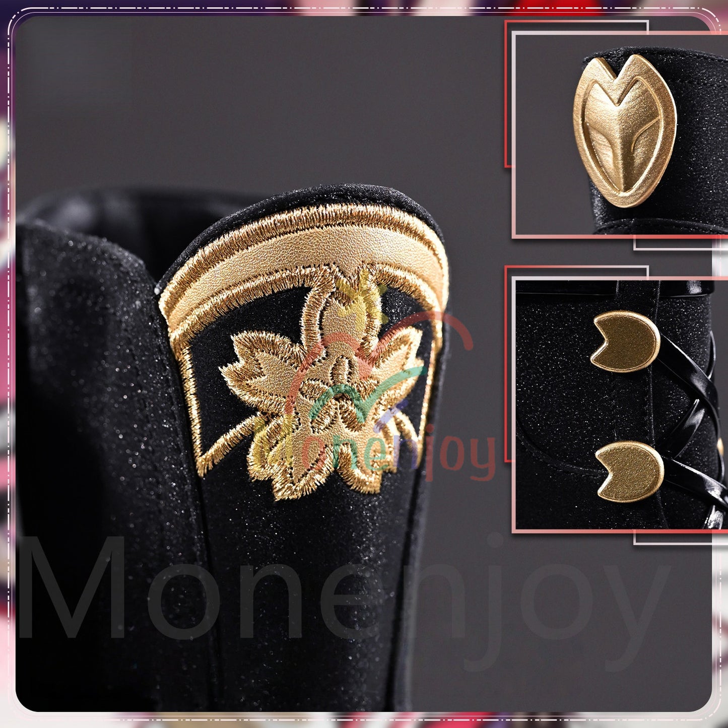 Monenjoy　崩壊スターレイル 緋英 ブーツ　シューズ　靴　底9cm　ひえい　コスチューム MONENJOY