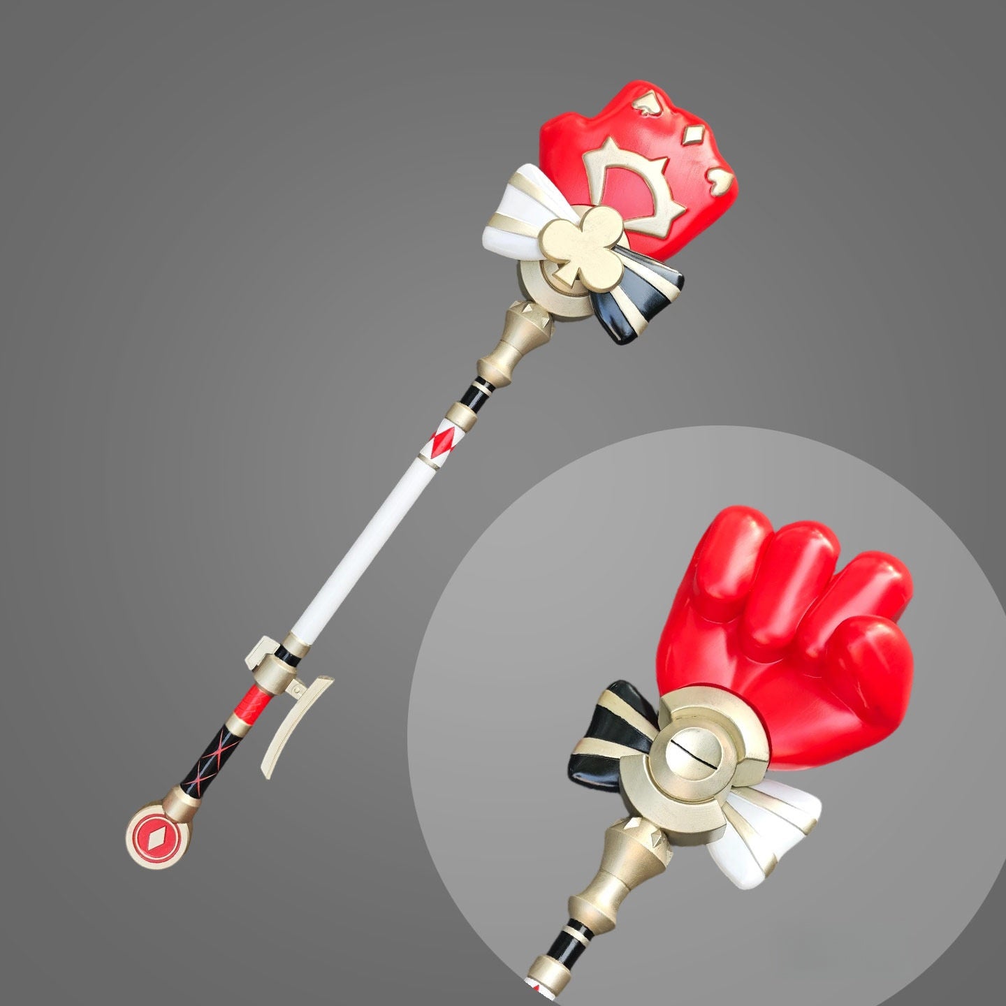 Monenjoy  崩壊スターレイル  火花 じゃんけん手杖 PU版 　コスプレ道具　100cm　軽量　丈夫　耐久　武器モデル MONENJOY