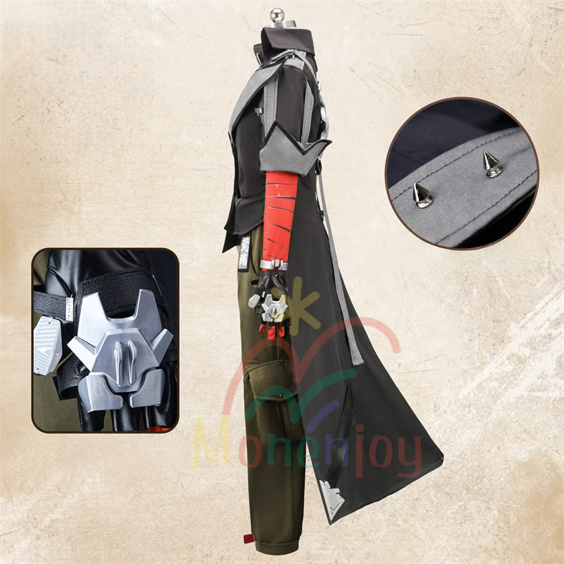 Monenjoy　ゼンゼロ 狛野真斗 コスプレ衣装　耳飾り＋背装備品付　怪啖屋 ウィッグ追加　ゼンレスゾーンゼロ　イベント　仮装