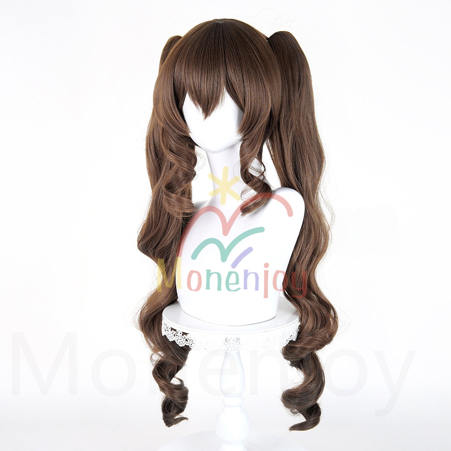 Monenjoy　アークナイツ　 エンドフィールド　ギルベルタ　ウィッグ　カツラ　ふんわりヘア　コスプレ道具　ツインテール MONENJOY