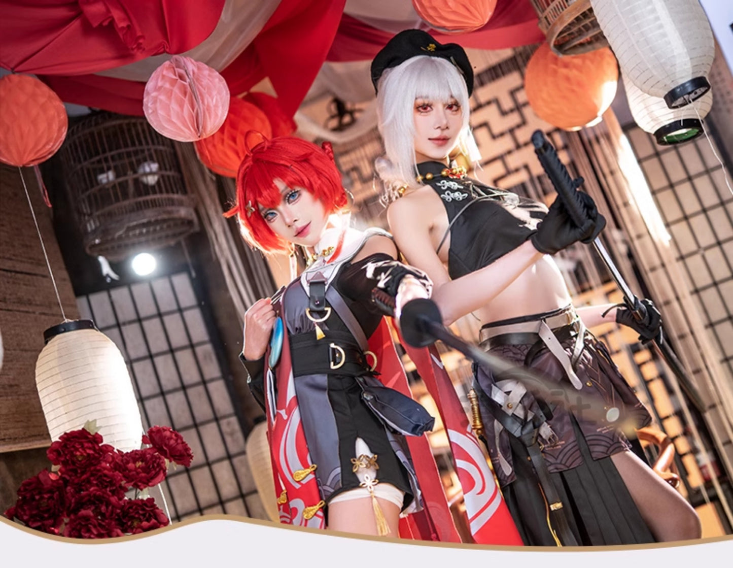 Monenjoy 鳴潮　散華 コスプレ衣装　さんか 　コスチュームGS1918