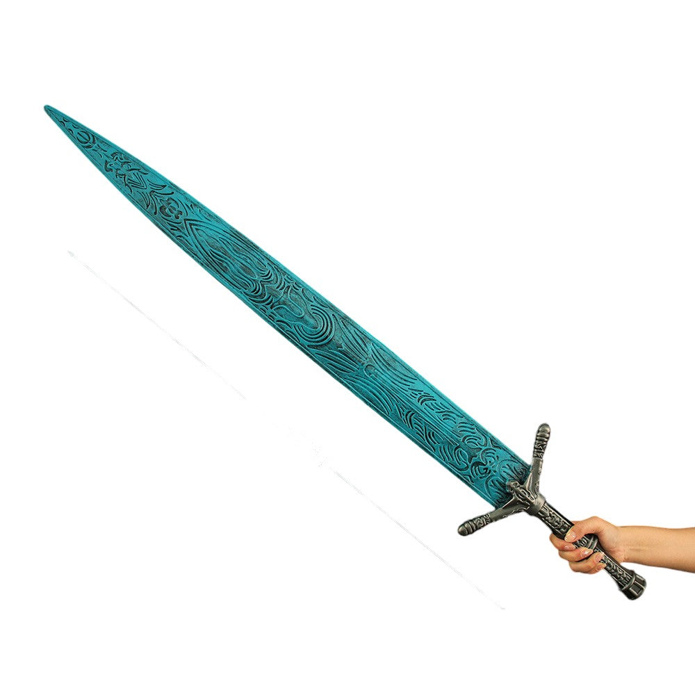 Monenjoy エルデンリング　グレートソード　ラダーンの大剣（王）　ゴムPU製　神の遺剣　月光剣 100cm 西洋剣 大剣 レプリカ コスプレ道具 撮影道具 おもちゃ 手遊び PU製造 コスプレ 武器 道具 用具 ハロウィン イベント 学園祭　 - Monenjoy
