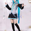 Monenjoy 初音ミク コスプレ衣装 グレー miku 公式コスチューム  ウィッグ付き 髪飾り ヘッドホン 合皮 レザー タトゥーシール 大人 歌姫 舞台服 コスチュームセット 可愛い おしゃれ