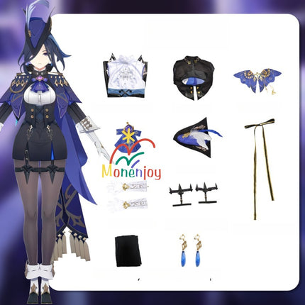 Monenjoy 原神　クロリンデ　コスプレ　栄光の剣  クロリンデの衣装　完全再現