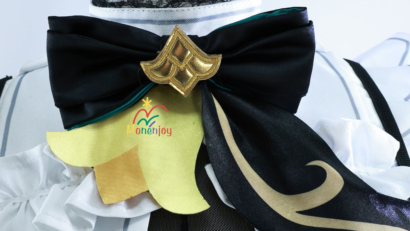 原神　エミリエ　コスプレ衣装　コスチューム　エメラルドフゼア　｜3D樹脂香水瓶・金属製神の眼付属｜MONENJOY - Monenjoy