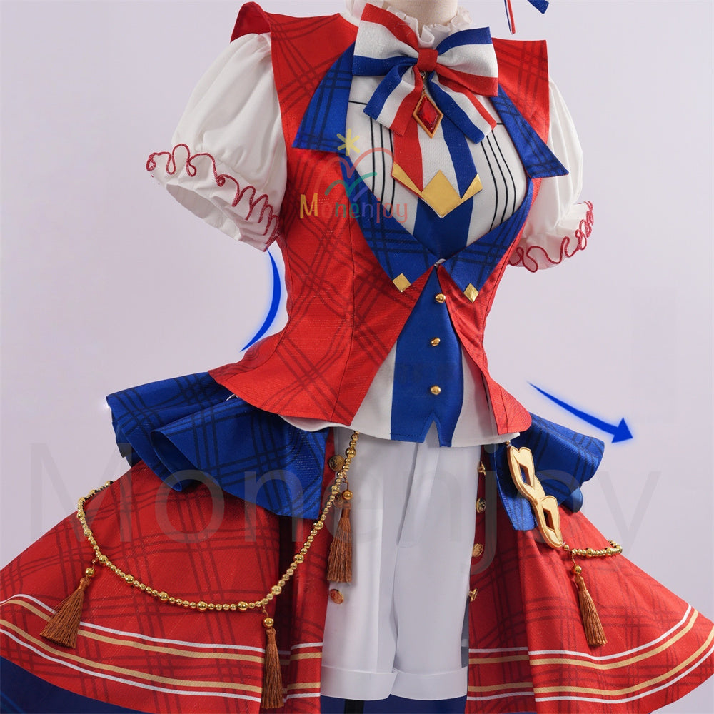 Monenjoy　プリパラ 紫京院ひびき コスプレ 衣装　なのプリパリルージュコーデ　コスチューム　舞台服　ハロウィン MONENJOY