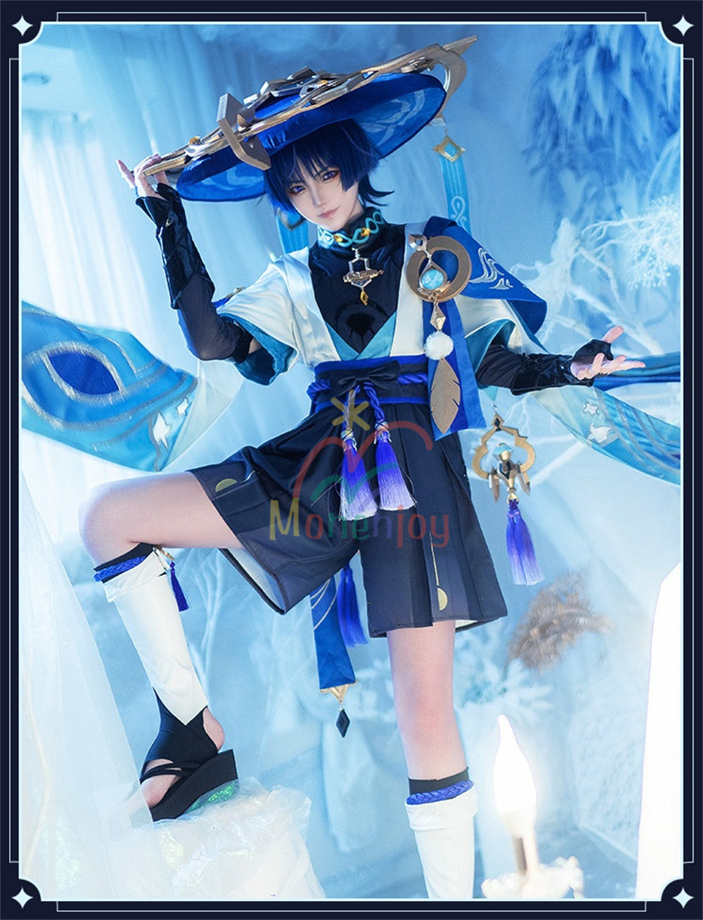 Monenjoy　原神 放浪者 / Wanderer コスプレ衣装　3d樹脂製パーツ　初期衣装—寂忿空相 　コスチューム MONENJOY