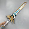 Monenjoy　原神 ファルカ　狼の武勲詩 コスプレ道具　レプリカ　130cm　木材質　ファルカモチーフ 両手剣　イベント舞台対応 MONENJOY