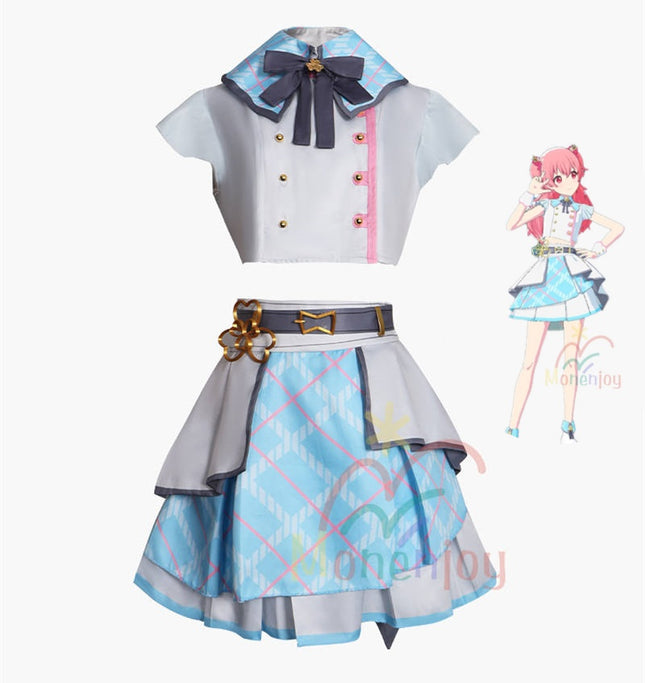 Monenjoy　プロジェクトセカイ MORE MORE JUMP！　桃井 愛莉　コスプレ衣装 ステージ服　ライブ服　舞台服　feat. 初音