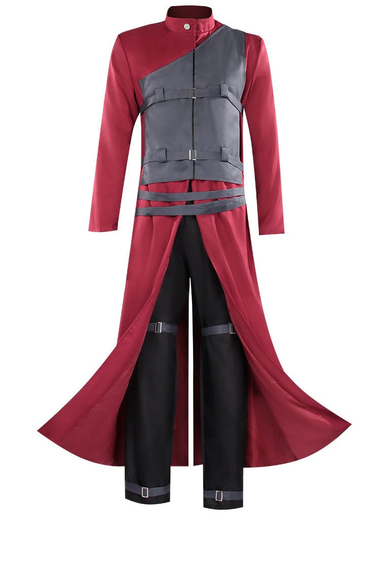 Monenjoy　ナルト　我愛羅（ガアラ） コスプレ衣装　 砂隠れの里　コスチューム　赤色　風の国　イベント　仮装