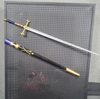 Monenjoy　アークナイツ ネクラス コスプレ道具　西洋剣　モデル　100cm　単刃＋鞘　専用コーデ 晶化する信念　武器モデル　イベント MONENJOY
