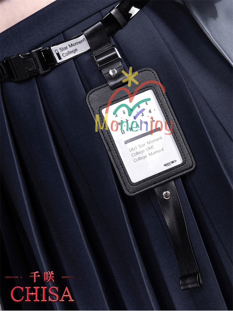 Monenjoy　鳴潮　千咲 　コスプレ衣装　JK服　WutheringWaves　おもちゃ　ハロウィン　コスチューム　髪飾り＋リボン付