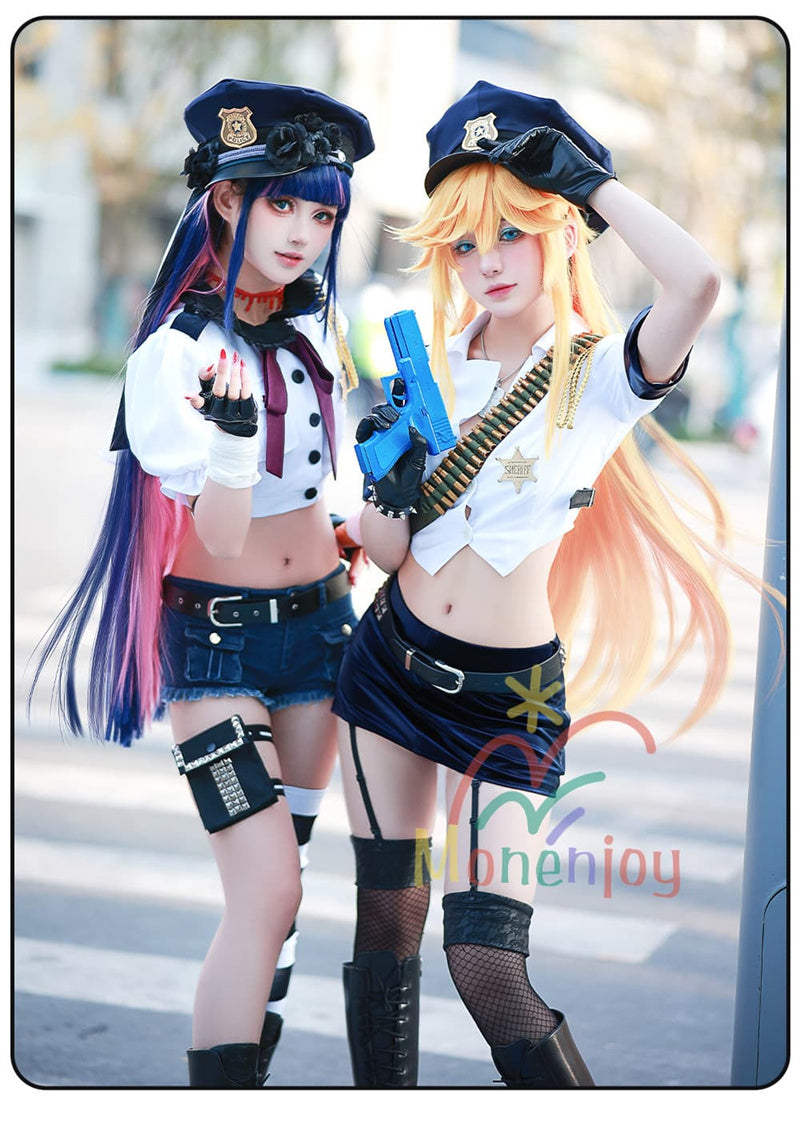 Monenjoy パンティ&ストッキングwithガーターベルト  パンスト姉妹　ユニフォーム コスプレ衣装　 newpsg  NewPSG／#Newパンスト  New PANTY ＆ STOCKING with GARTERBELT