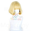 MONENJOY　呪術廻戦 来栖華　ウィッグ　長32cm　黄色　コスプレ道具　カツラ　耐熱ウィッグ MONENJOY
