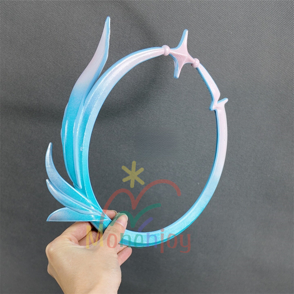 Monenjoy　鳴潮 エイメス 光輪　コスプレ道具　髪飾　23cm　アクセサリー　ヘアアクセサリー　PLA材質 MONENJOY