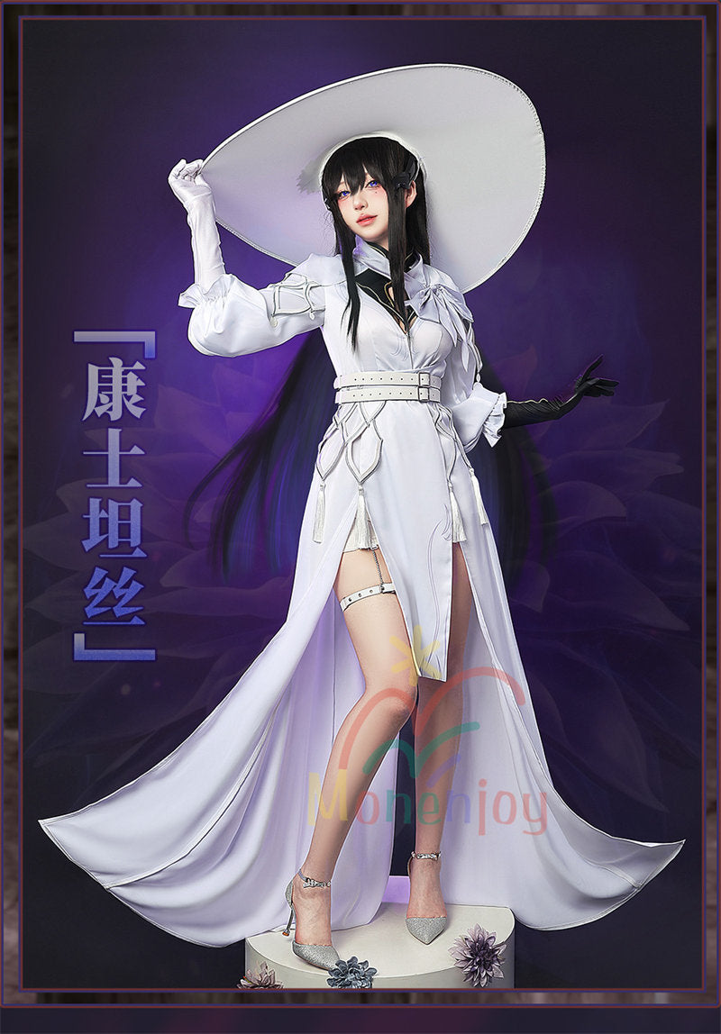 完売次第終了 SML納品　Monenjoy 崩壊スターレイル　コンスタンス　永火官邸　ダリア　コスプレ衣装　帽子付　天外衛星通信 　コスチューム　3d樹脂製パーツ ハロウィン