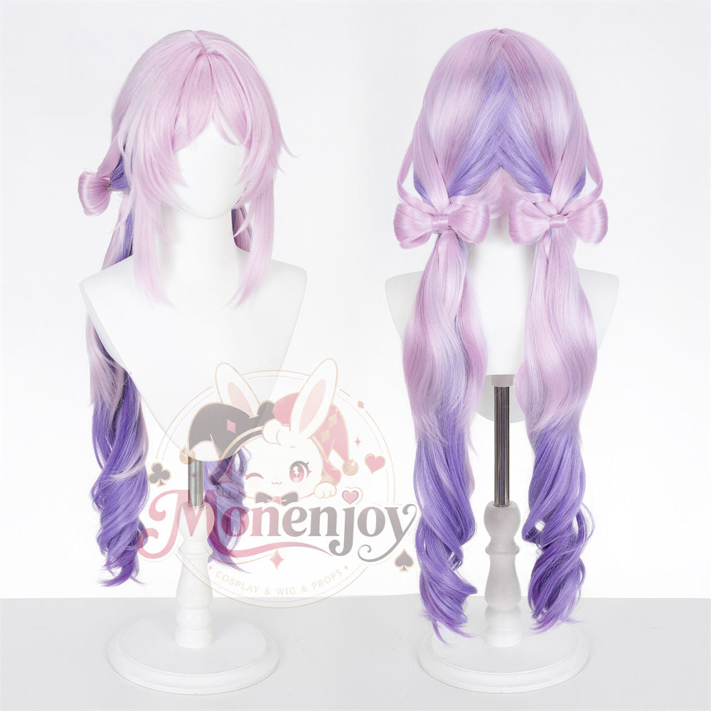Monenjoy 原神 シトラリ 星と煙霧の夜話  ウィッグ 90cm 耐熱ロングカツラ  自然感高品質 コスプレ用鬘
