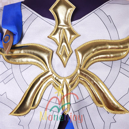 Monenjoy Houkai Star Rail Sunday Stage Costume Embroidered Fabric Flower Pattern Fabric Costume Disguise Event Masquerade Fireworks Festival School Festival COS